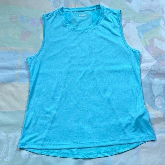 Avia Athletic Tank Top Size M (8-10) Sea foam Blue NWOT - Picture 9 of 9